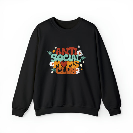 Anti social moms club sweatshirt, Mama Mother Mom sweatshirt, Gift for mom, Christmas gift for her,for him,Birthday gift for her