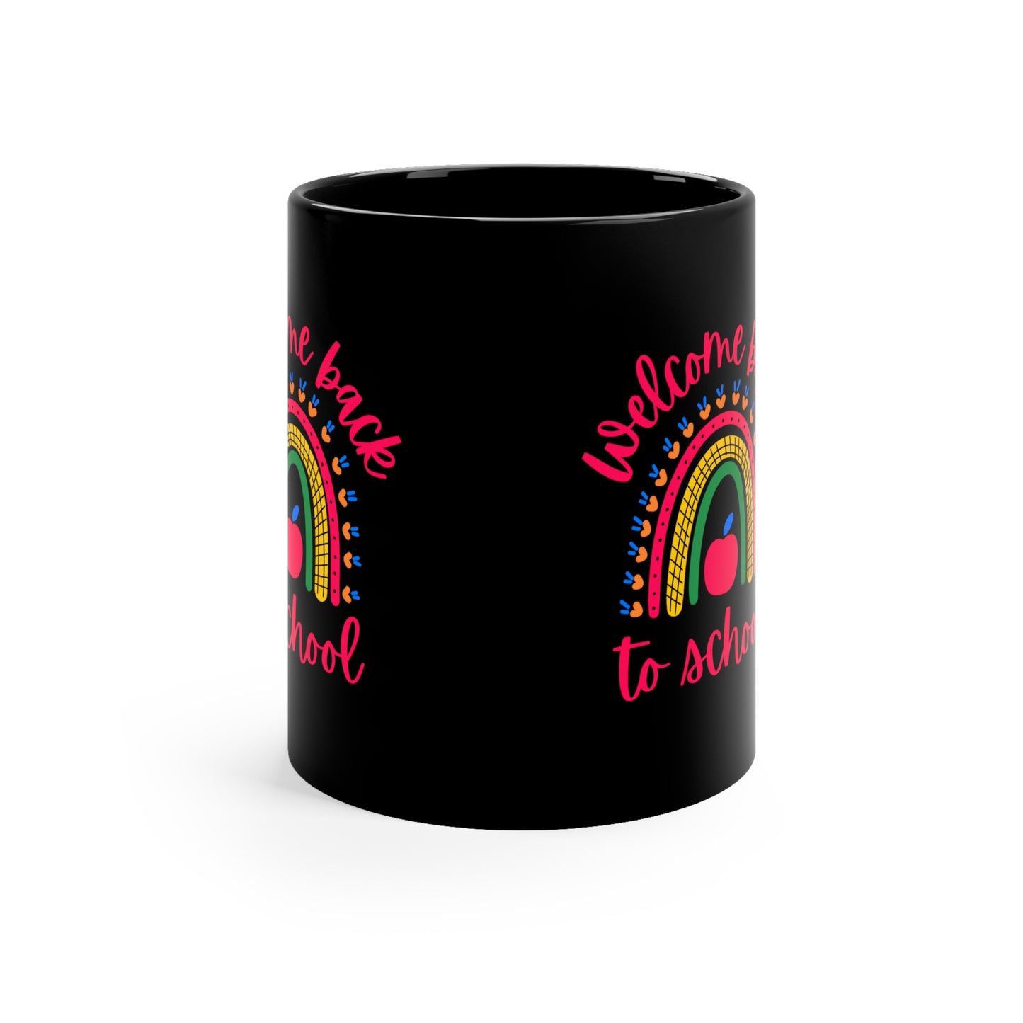 Welcome back to school mug gift Teacher mug coffee lover gift tea lover gift for her gift for him best friend Christmas gift 11oz Black Mug