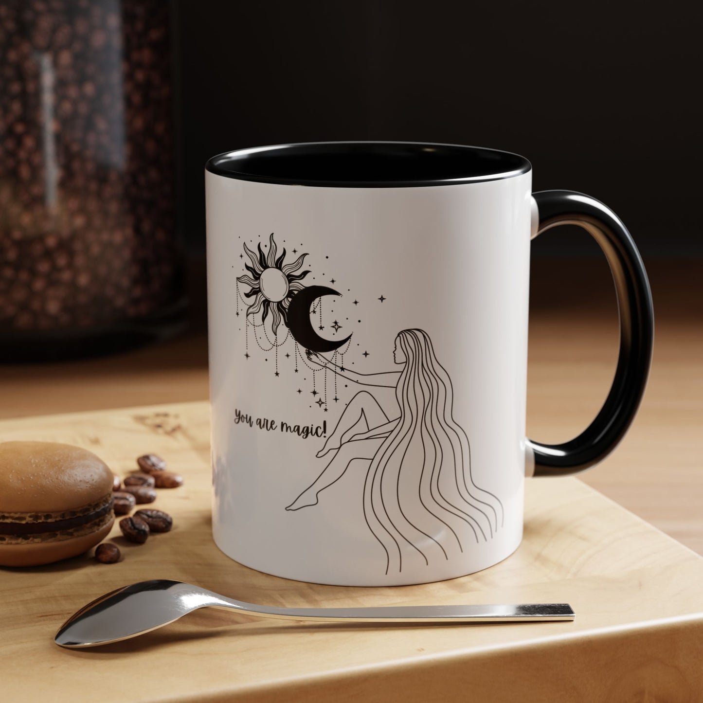 You are Magic mug coffee mug Spiritual gift moon mug witchy mug Goddess gift supervisor mug office bestie gift Boss Christmas gift for her