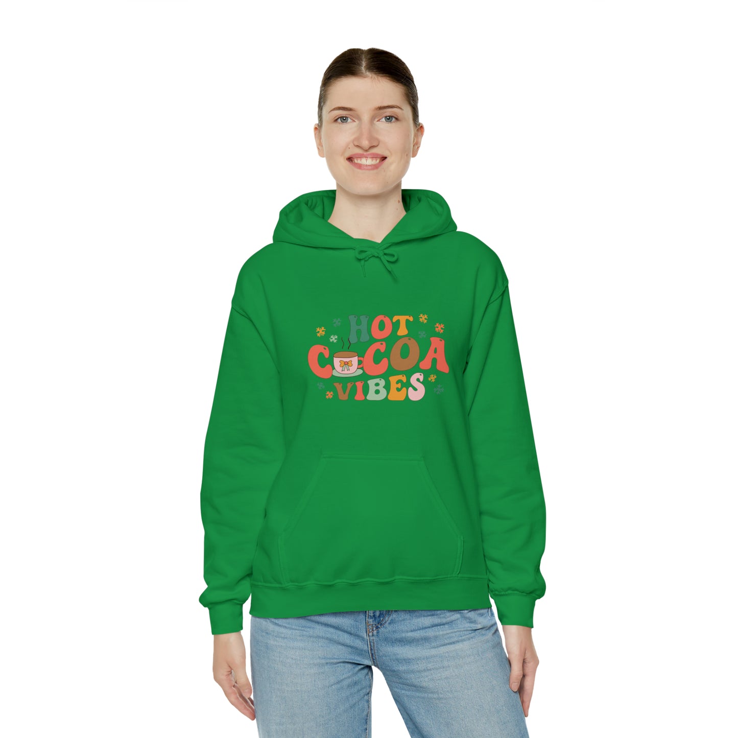 Hot cocoa vibes hoodie, autumn vibes Halloween Sweatshirt,Halloween Sweatshirt, spooky T Shirt,Retro Halloween Sweater,Christmas gift