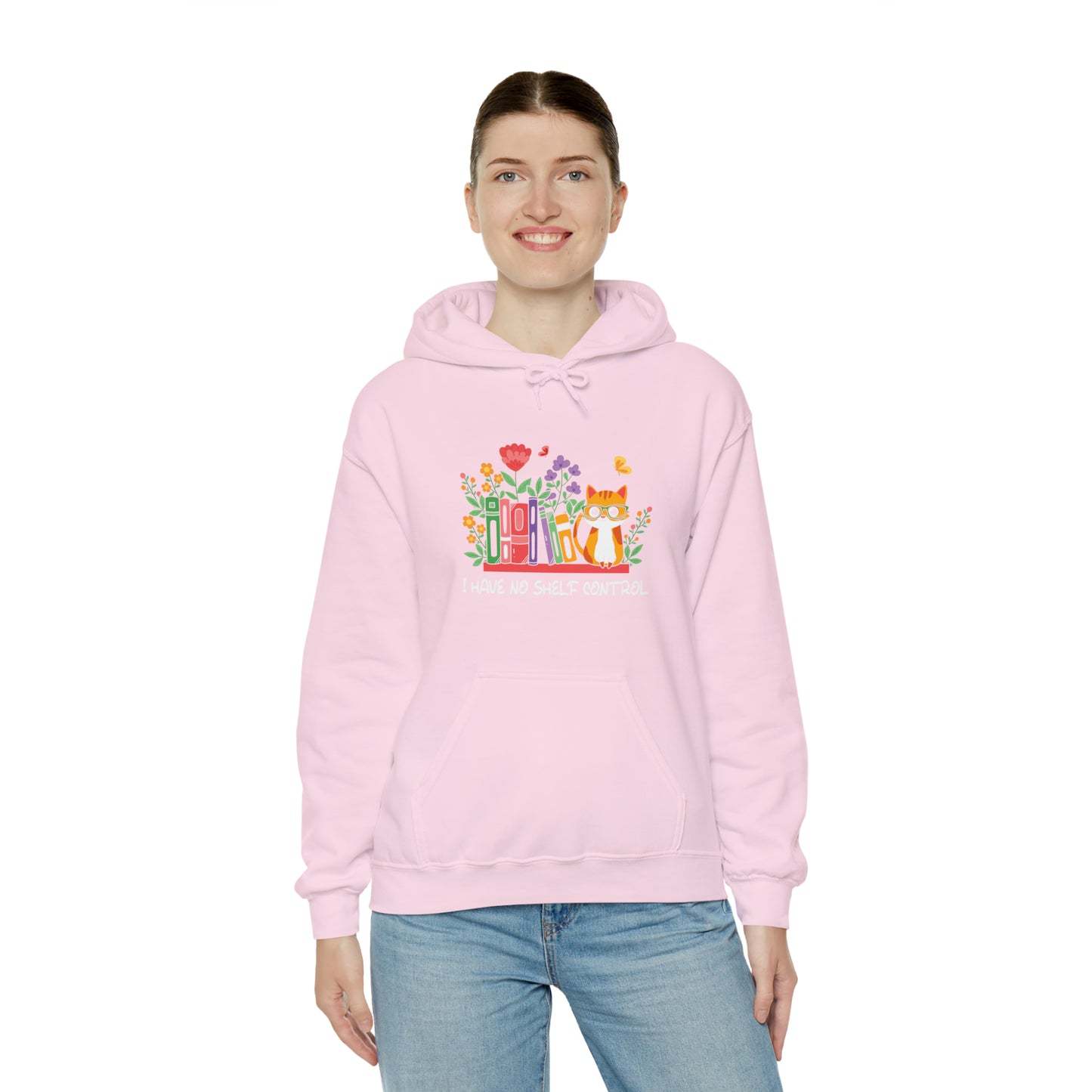 Cat lover hoodie book lover sweater BookShelf control orange cat Shirt Halloween Cat Sweatshirt Gift for Cat Lover Gift for Cat Mom Gift