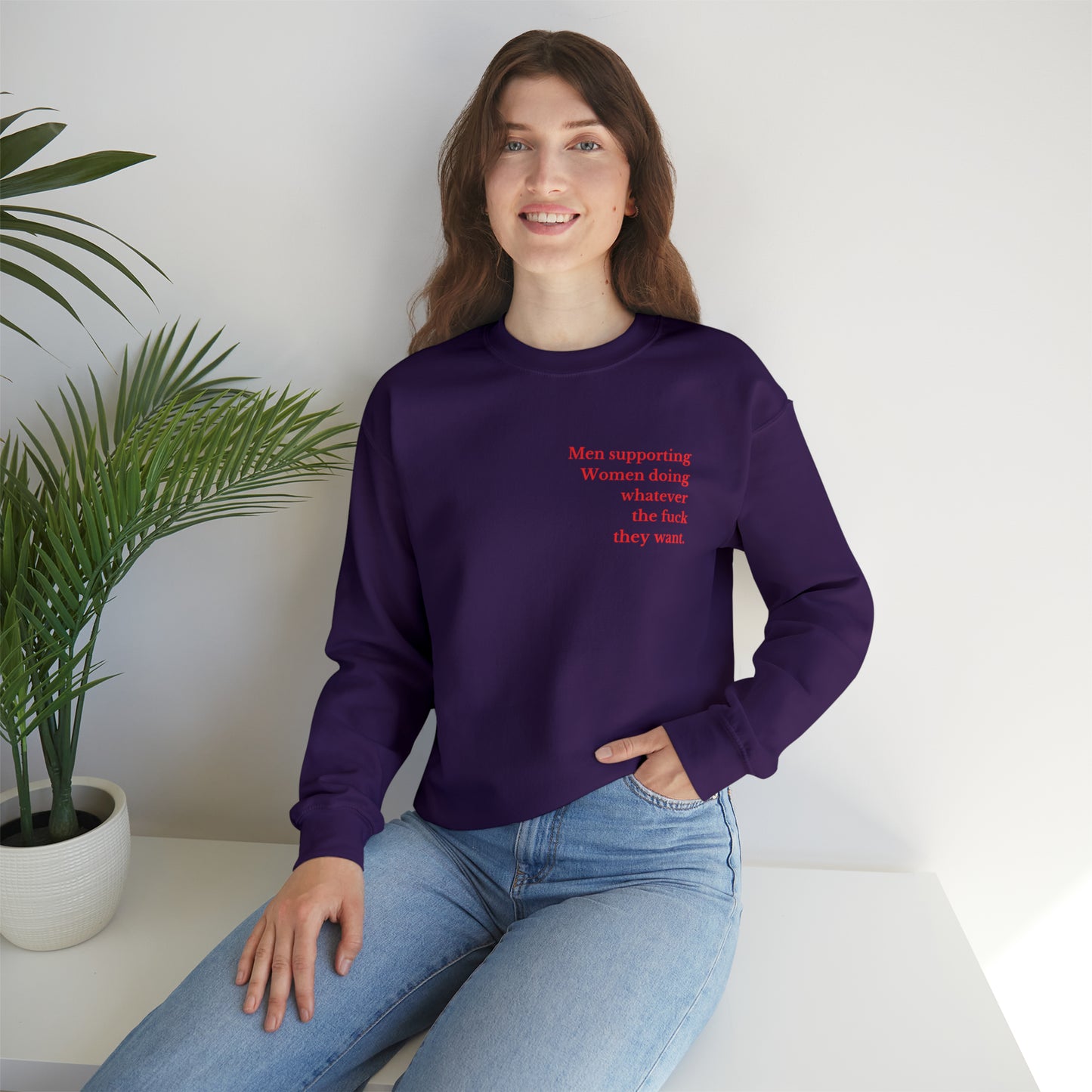Men supporting women sweater women tights gift for her gift for him Christmas gift
