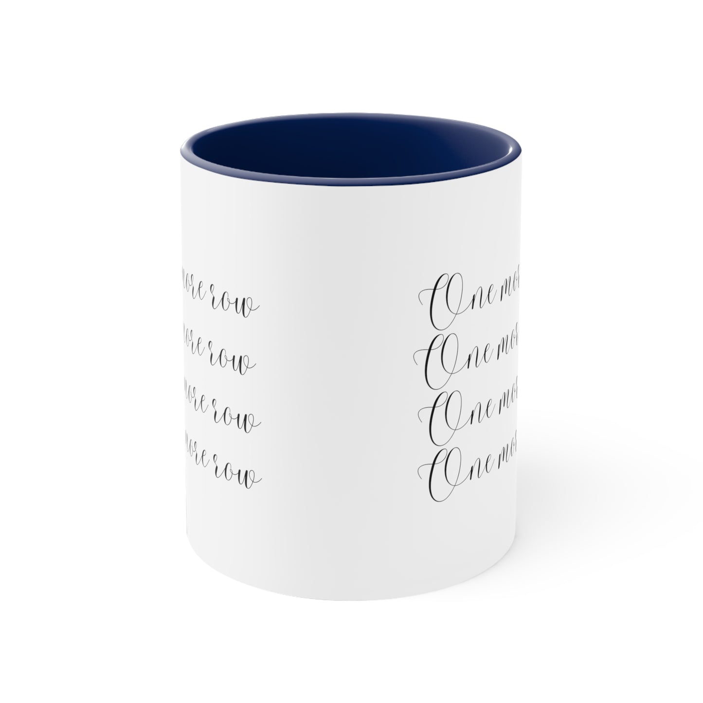Yarn mug Crochet lover gift yarn lover gift knitting gift one more row gift coffee lover gift tea gift for her gift for him Coffee Mug 11oz