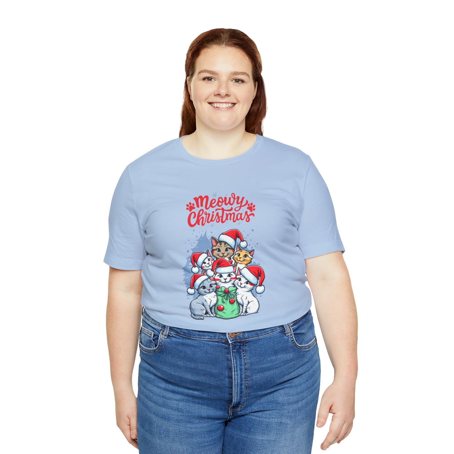 Cute Cat Christmas shirt funny dog Christmas tee Matching Family Christmas Shirt Family Christmas Shirt Matching Xmas Tees Custom