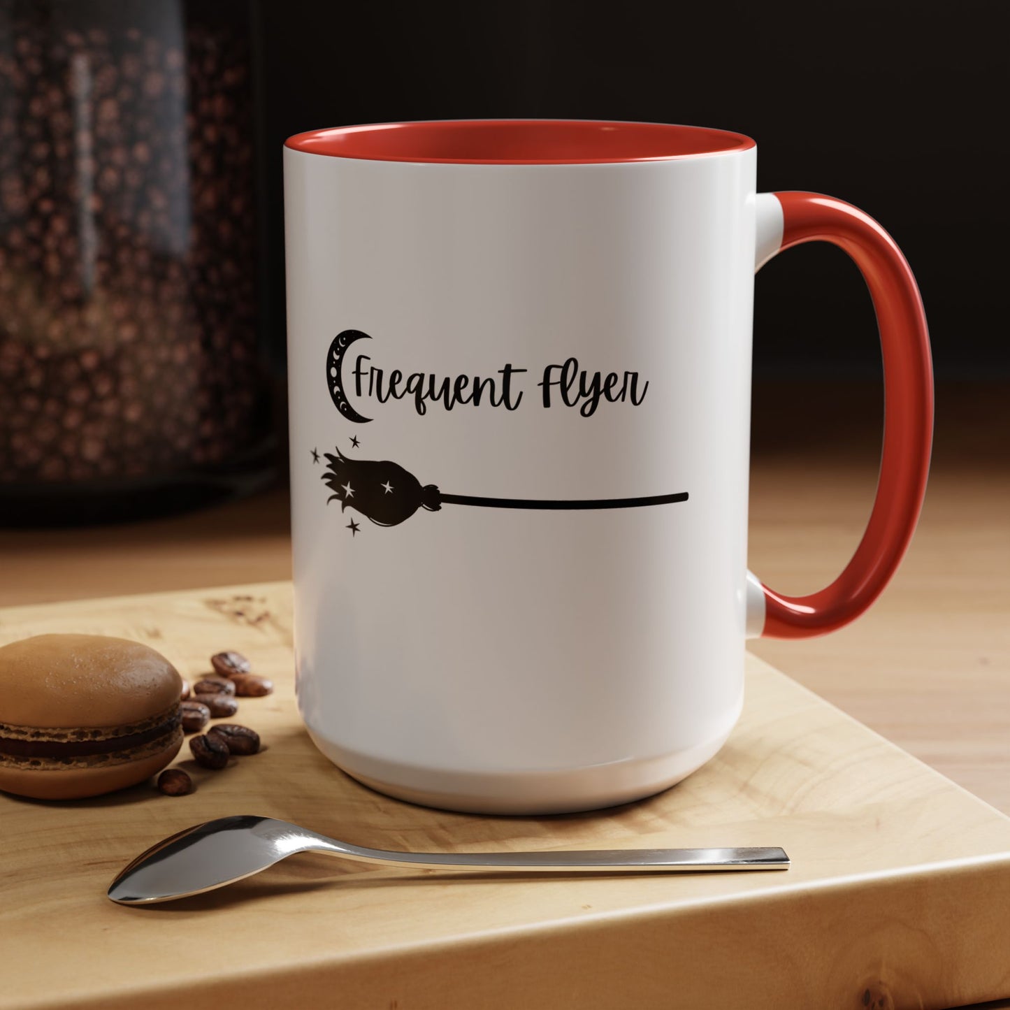 Witches mug Frequent flyer mug wizards broom mug Witchy Halloween mug cauldron ghost wicked mug bestie gift Coworker Gift Boss Christmas