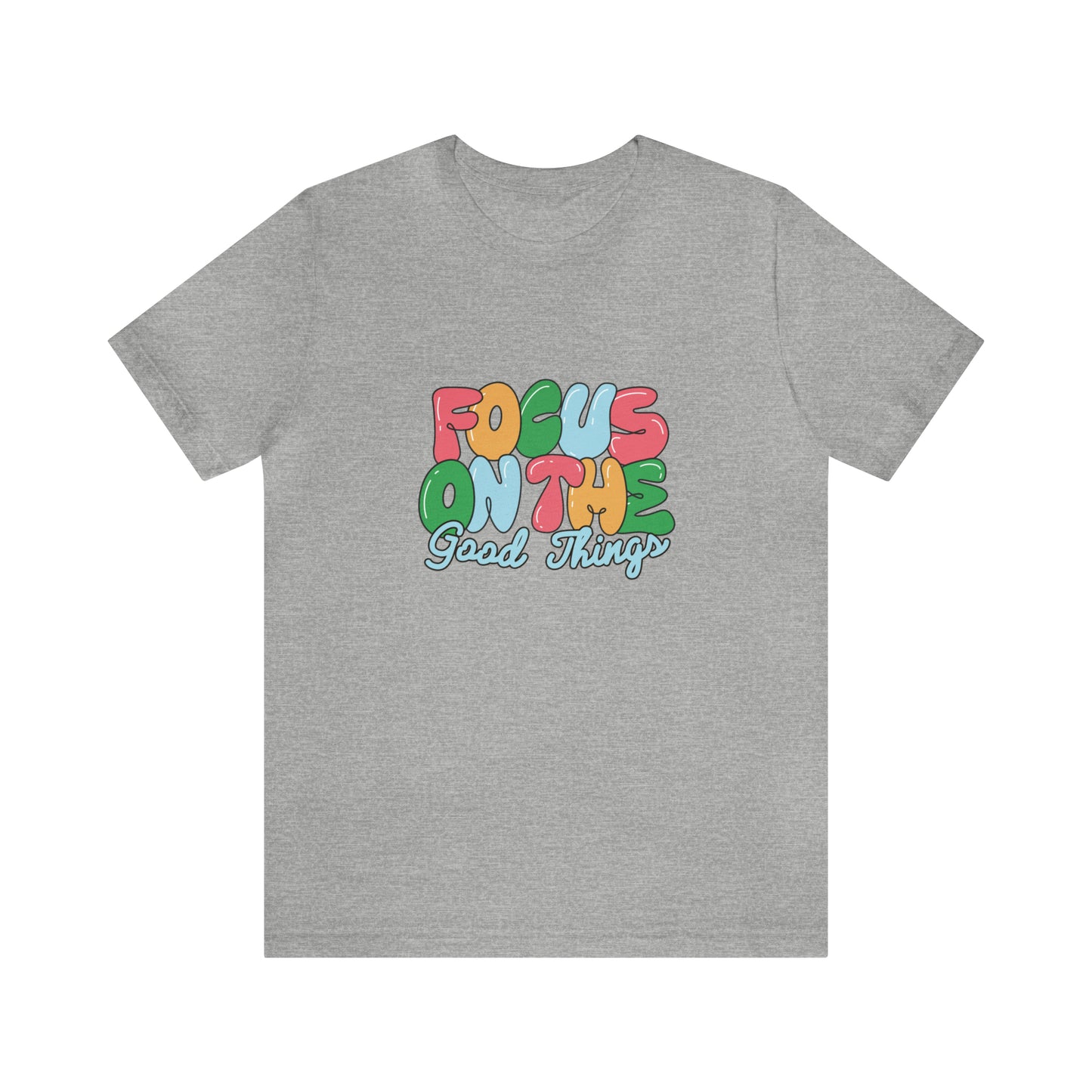 Focus on the good things shirt positive vibes shirt good vibes tee yogawear zen clothes bohemian top Women's Christmas gift for her for him