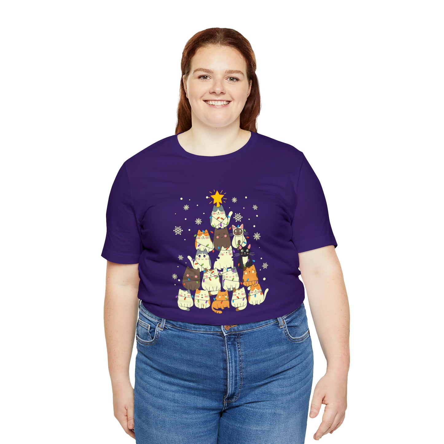 Cat Christmas shirt funny Meow kitty tee Matching Family Christmas Shirt Family Christmas Shirt Matching Xmas Tees Custom Christmas
