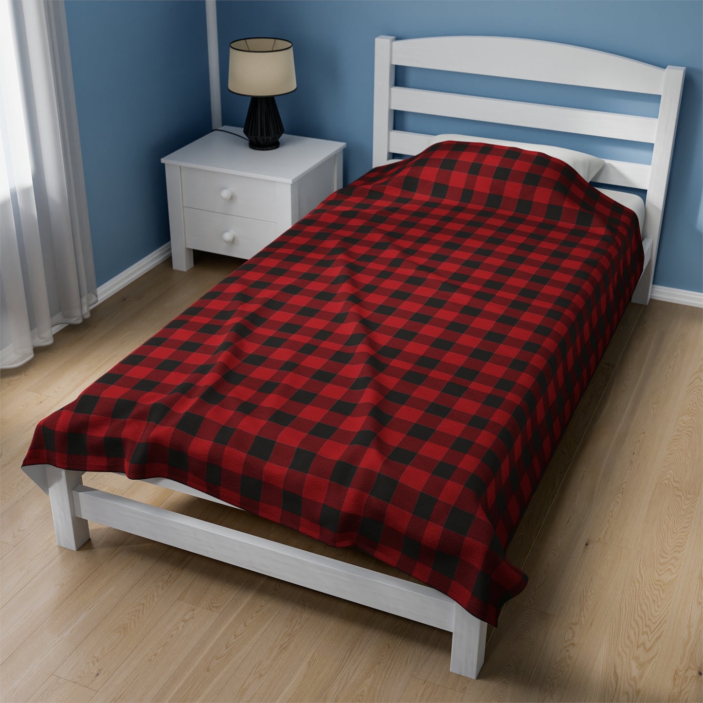 Plaid Christmas Blanket holiday blanket christmas movie watching blanket Merry christmas  blanket Velveteen Plush Blanket