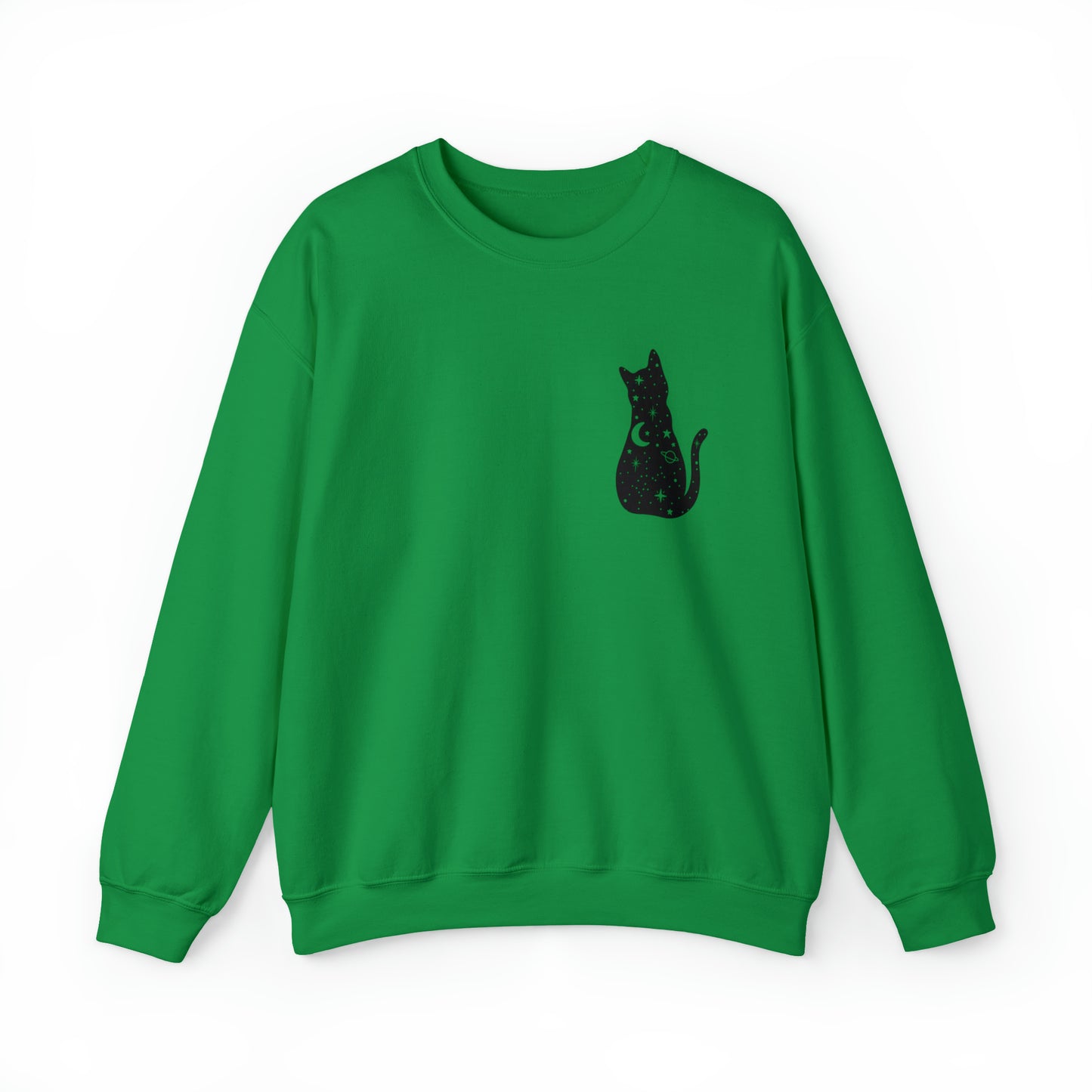Halloween Sweatshirt Black Cat Shirt Halloween Sweater Halloween Cat Sweatshirt Gift for Cat Lover Gift Black Cat Gift for Cat Mom Gift Moon