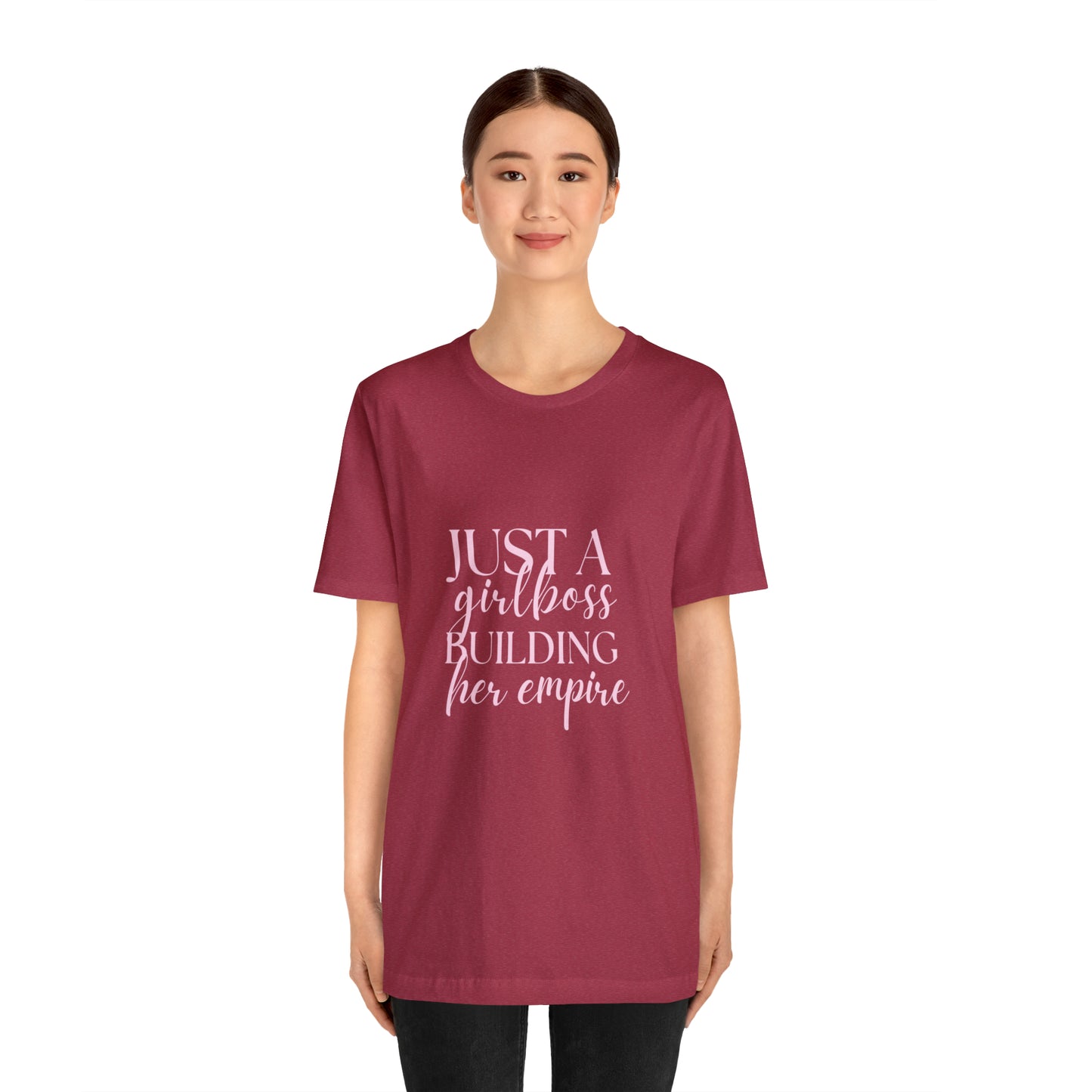 Girlboss shirt, Just a girlboss building her empire tee, Bossbabe sweater, entrepreneur Unisex shirt, vacation shirt, best friend
