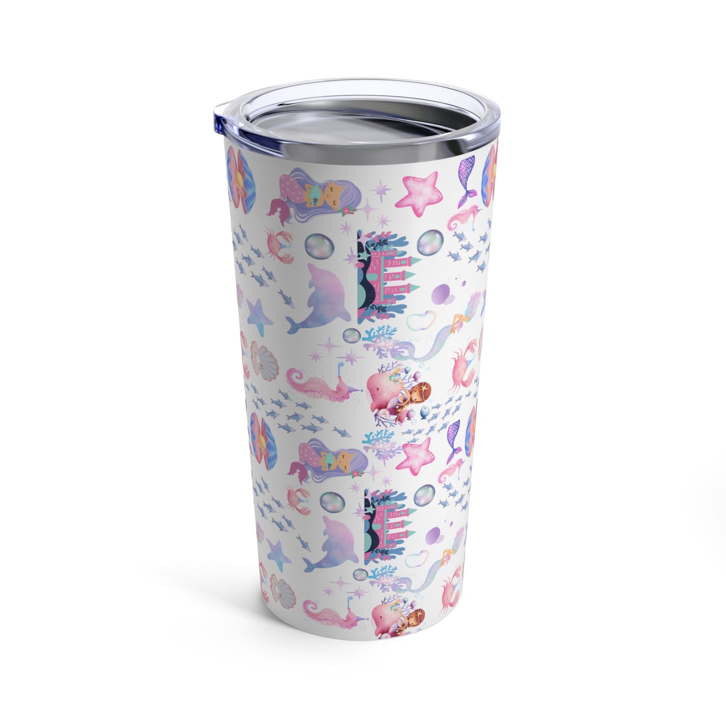 Mermaid birthday gift tumbler Birthday party gift for her Appreciation week skinny Steel Tumbler 20oz Christmas gift