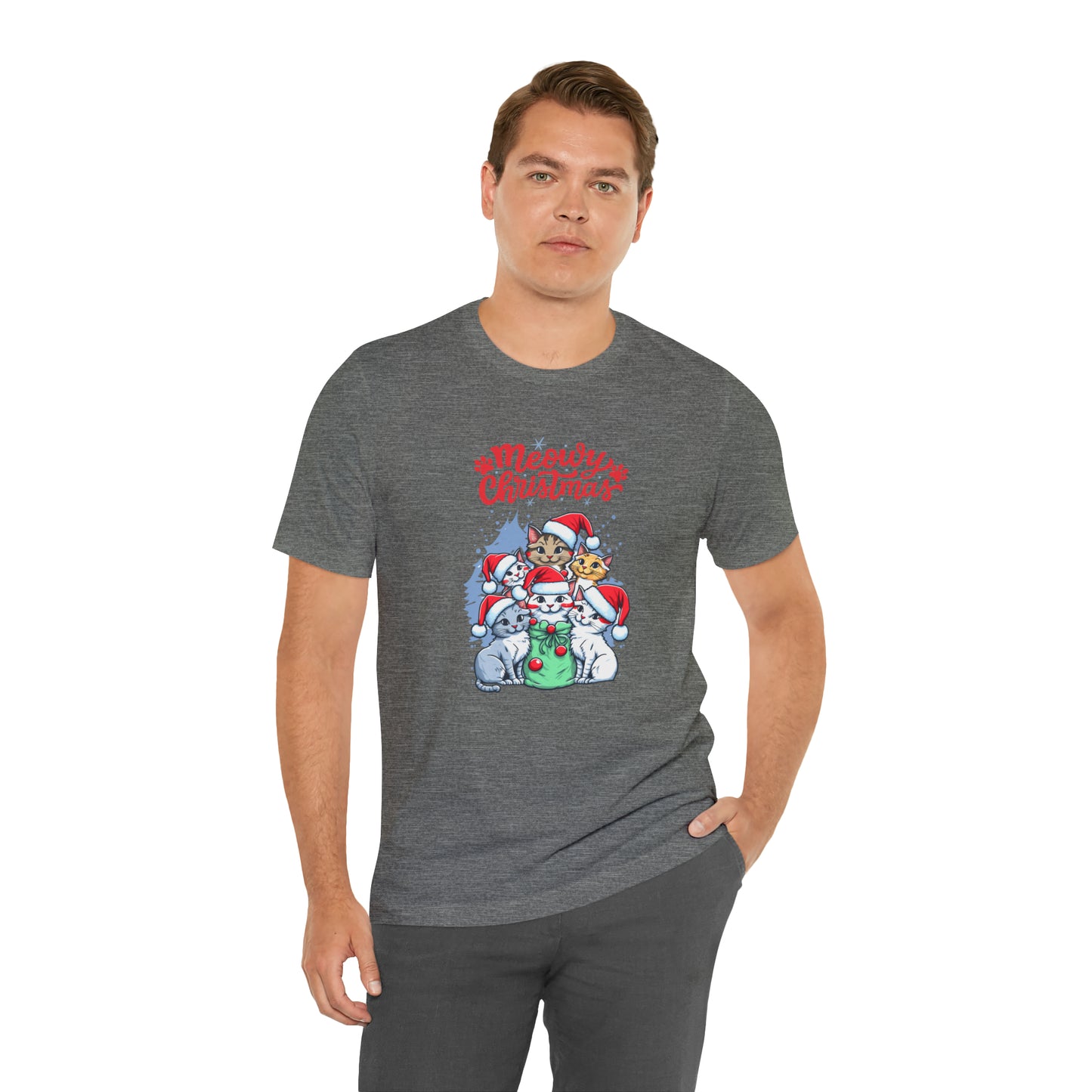 Cute Cat Christmas shirt funny dog Christmas tee Matching Family Christmas Shirt Family Christmas Shirt Matching Xmas Tees Custom