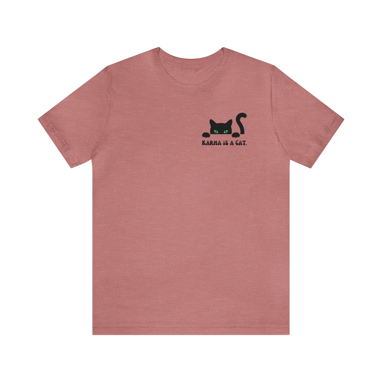 Karma is a cat shirt Cat lover tshirt book lover shirt Taylor witchy cat Shirt Halloween Cat Gift for Cat Lover Gift for Cat Mom Gift