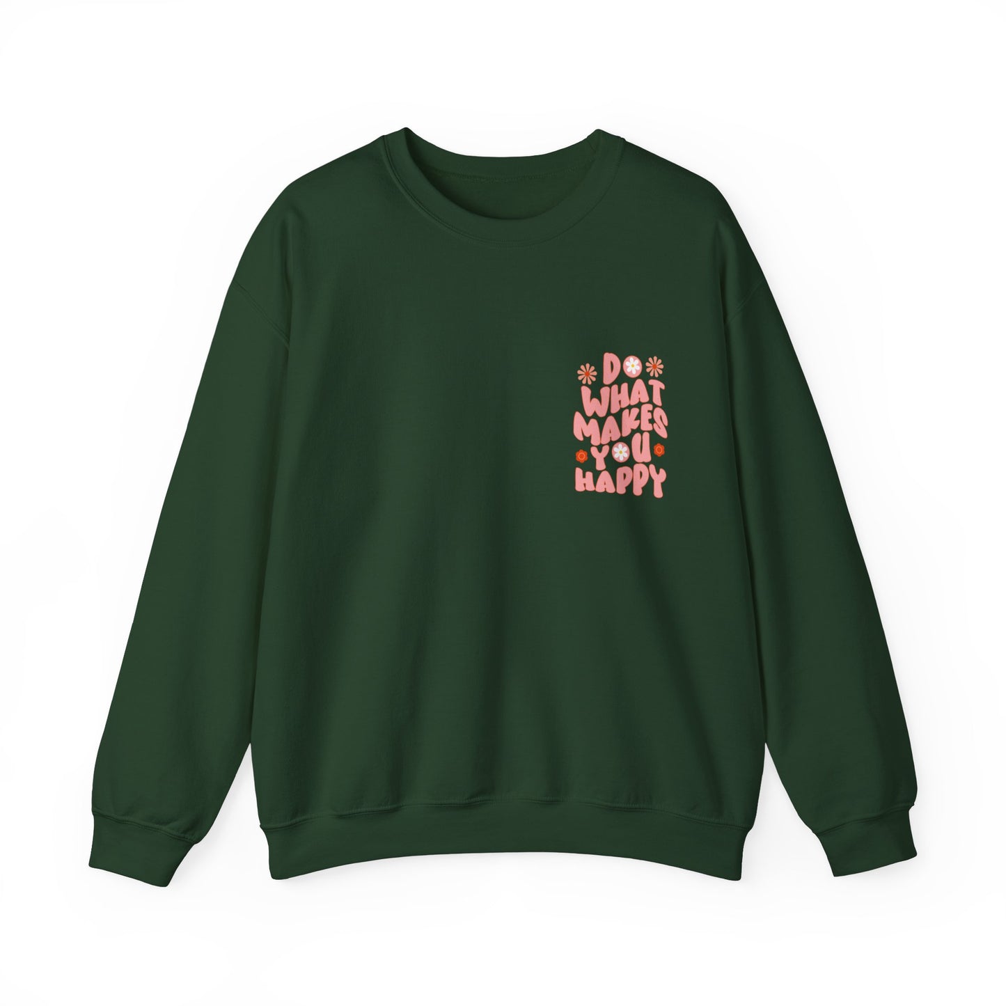 Do what makes you happy Sweatshirt Gift For her Christmas Sweatshirt Cute aesthetic Sweater Colorful daisy Sweatshirt christmas
