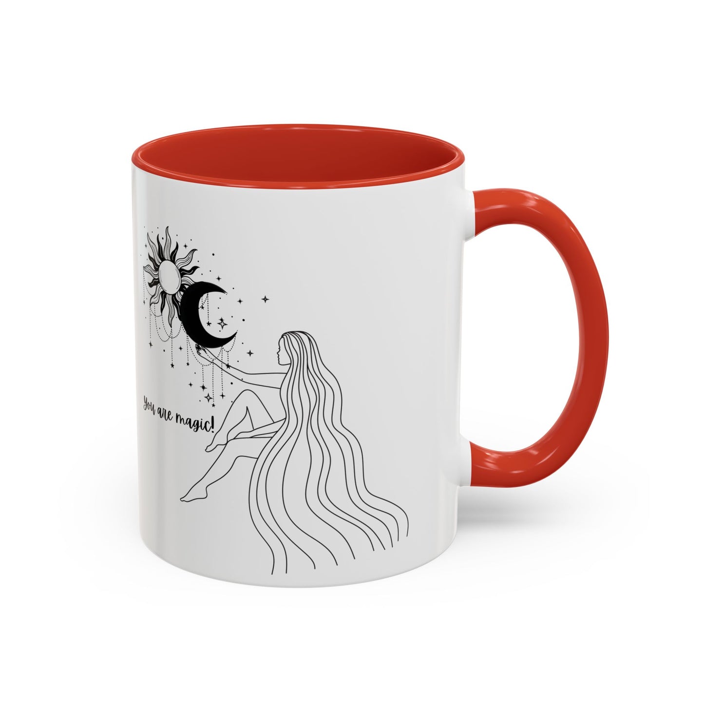 You are Magic mug coffee mug Spiritual gift moon mug witchy mug Goddess gift supervisor mug office bestie gift Boss Christmas gift for her