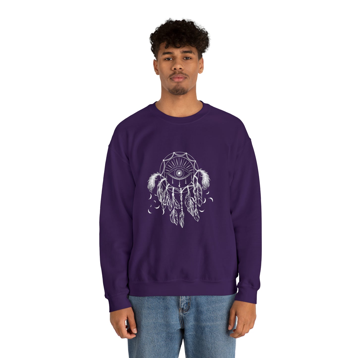 Dreamcatcher sweater third eye sweater birthday spiritual clothes yogawear birthday gift gift for her gift for him Christmas gift