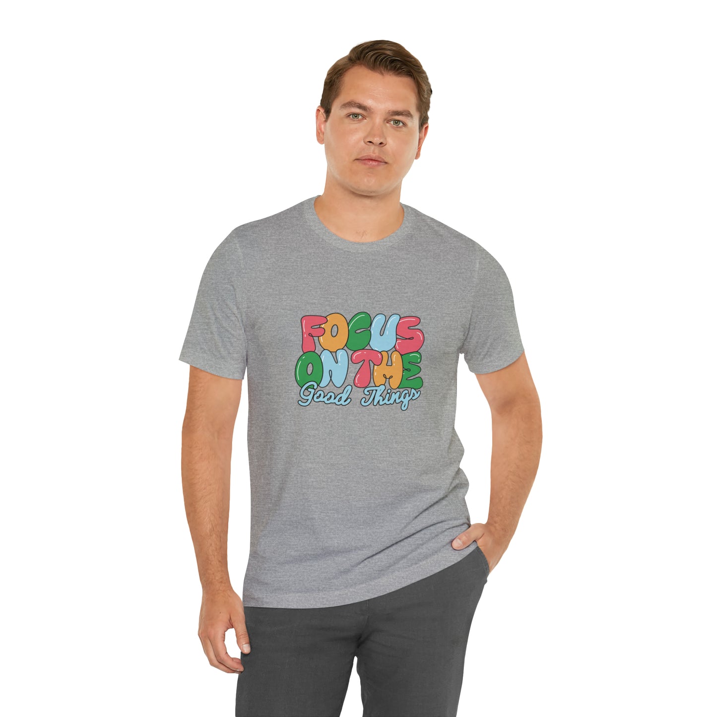 Focus on the good things shirt positive vibes shirt good vibes tee yogawear zen clothes bohemian top Women's Christmas gift for her for him