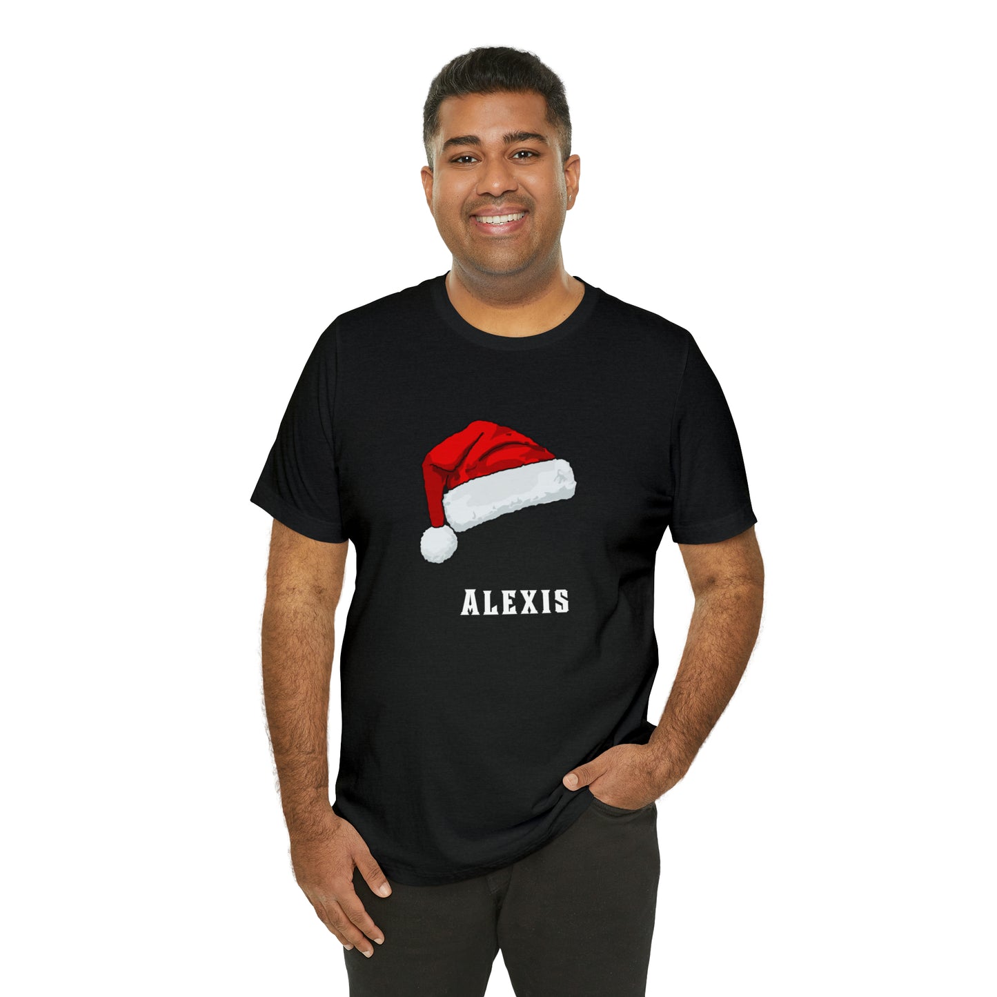 Matching Family Christmas Shirts, Santa claus Hat family tshirts Family Christmas Shirt, Matching Xmas Tees Custom Christmas T shirt photos