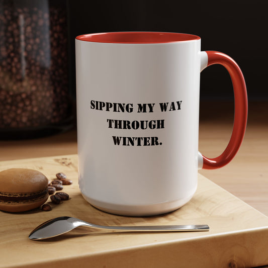 Winter mug hot cocoa season mug fun Coworker Gift funny Boss Gift Christmas Office Gift Work Mug Office Mug inspiration Mug coffee Gift