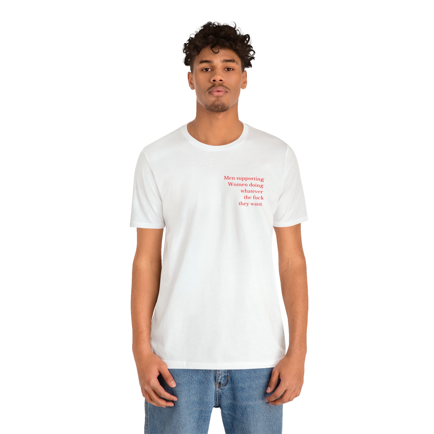 Men supporting women shirt gift for him Christmas gift Party