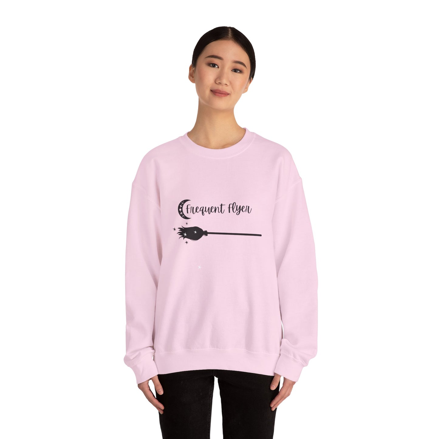 Frequent Flyer sweater Witchy sweatshirt Wicked Halloween sweater Witches broom shirt wizard HalloweenSweatshirt Halloween Sweater Christmas