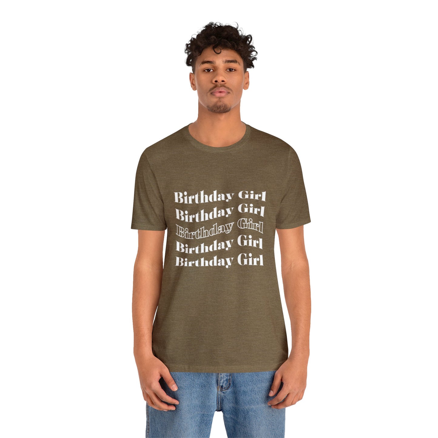 Birthday girl shirt gift for her best friend gift wavy shirt birthday party attire month funny T-shirt birthday gift Christmas gift for him