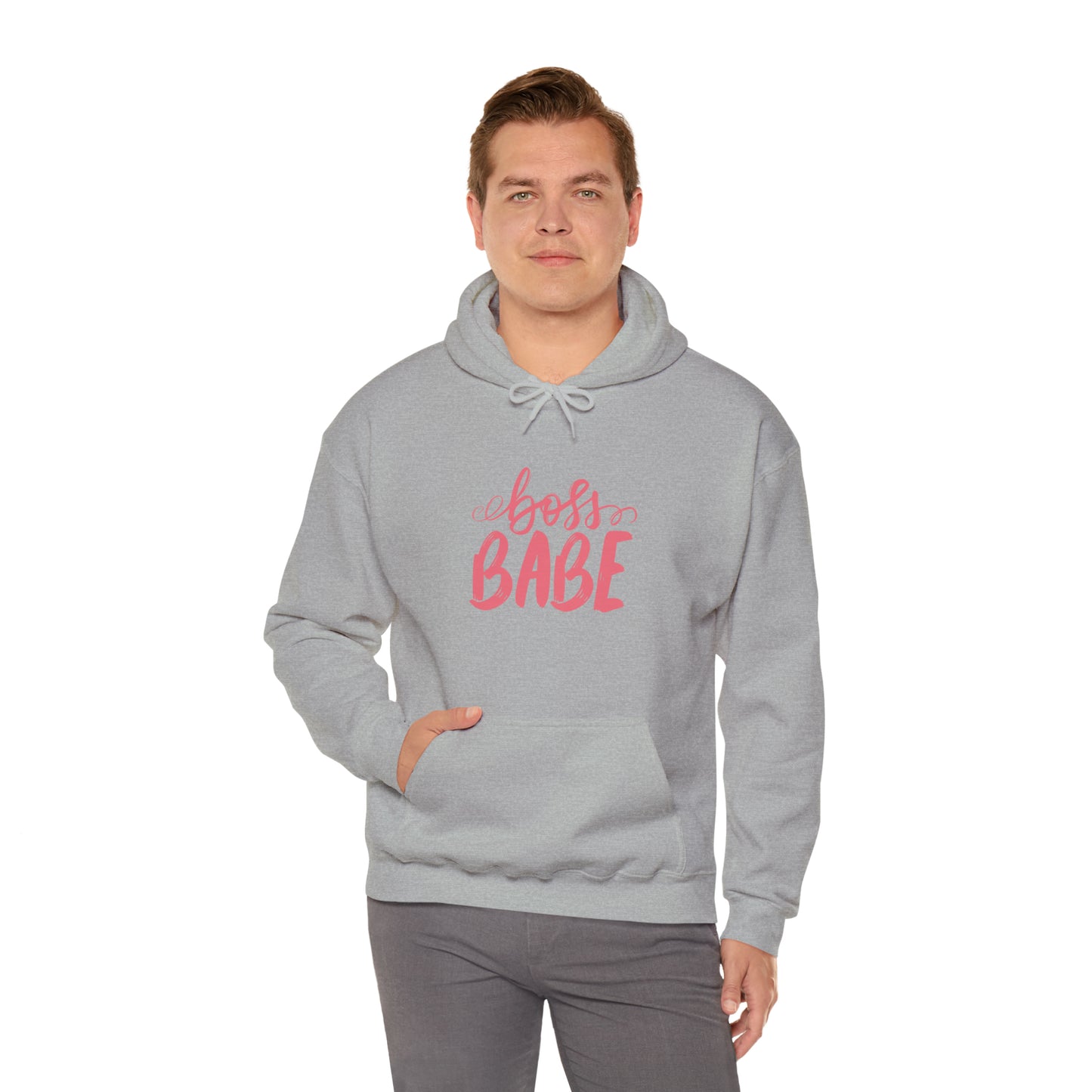 Boss Babe hoodie, boss babe energy, gift for her, millionaire babe, Unisex Heavy Blend Hooded Sweatshirt