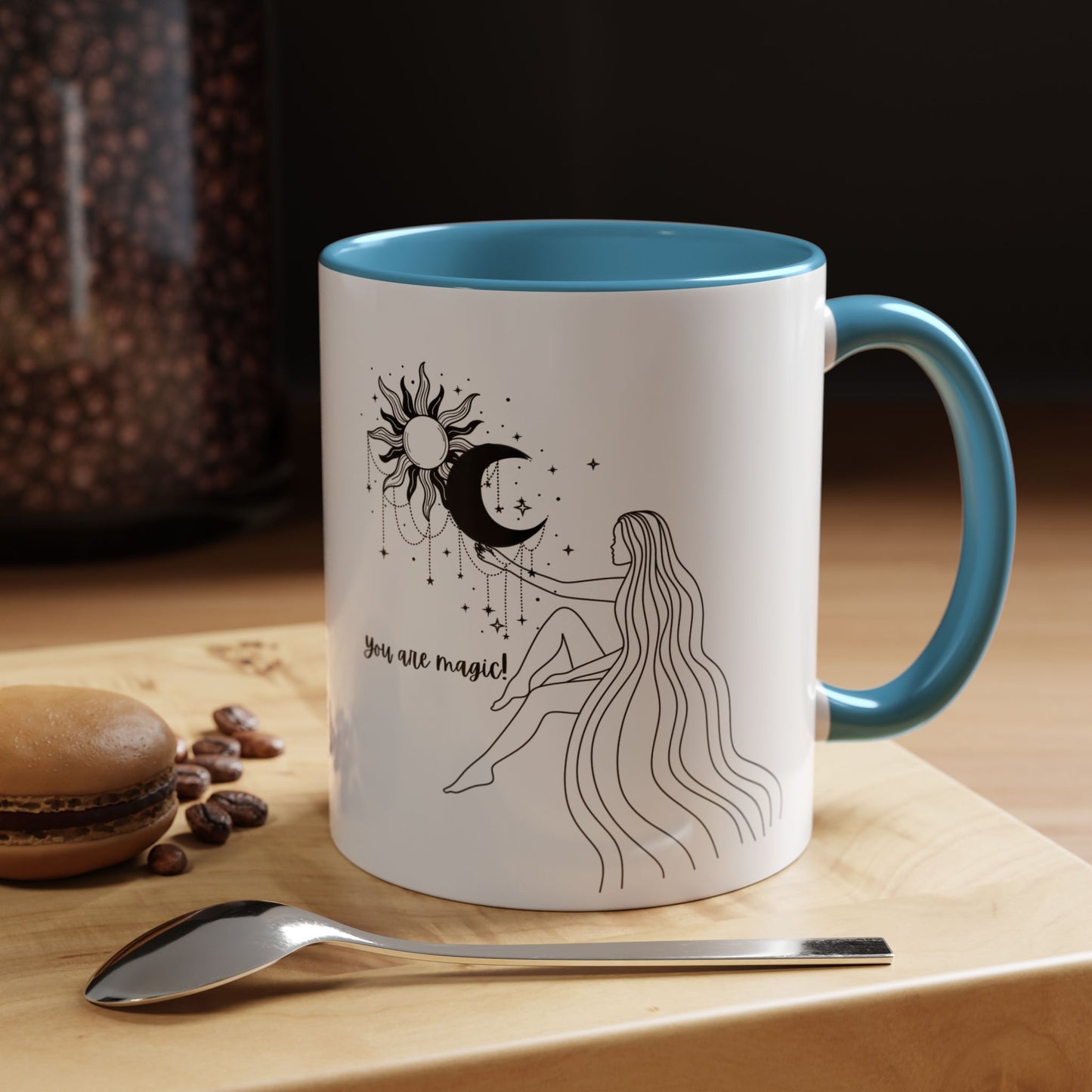 You are Magic mug coffee mug Spiritual gift moon mug witchy mug Goddess gift supervisor mug office bestie gift Boss Christmas gift for her