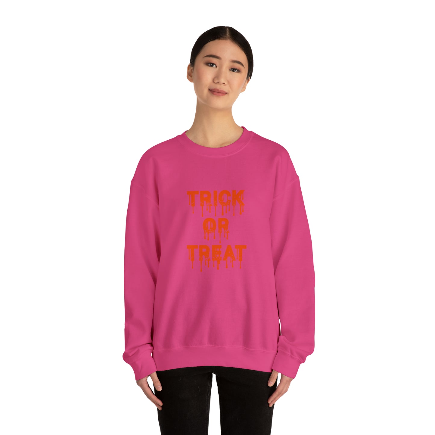 Trick or Treat Funny Halloween Sweatshirt Funny Halloween Horror Shirt, Halloween Funny Tee unisex gift gift for her for him