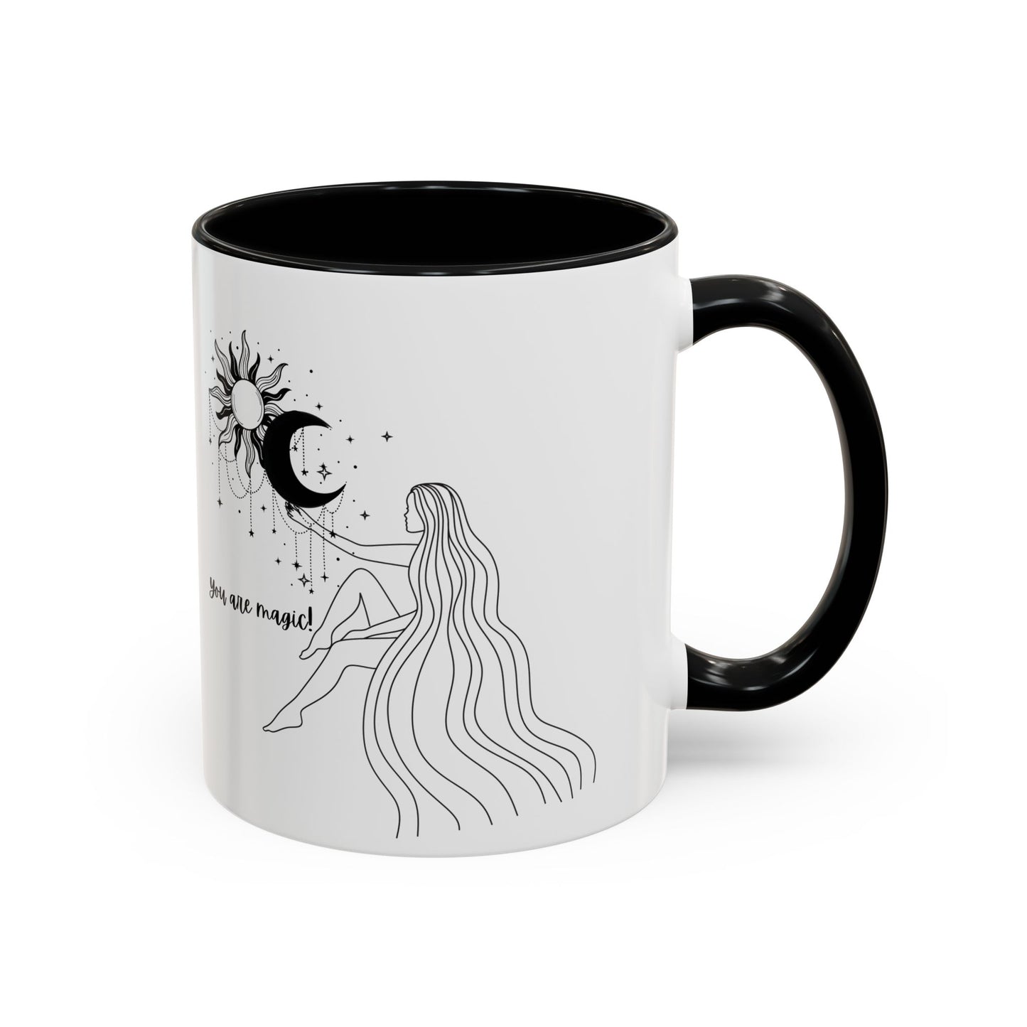 You are Magic mug coffee mug Spiritual gift moon mug witchy mug Goddess gift supervisor mug office bestie gift Boss Christmas gift for her