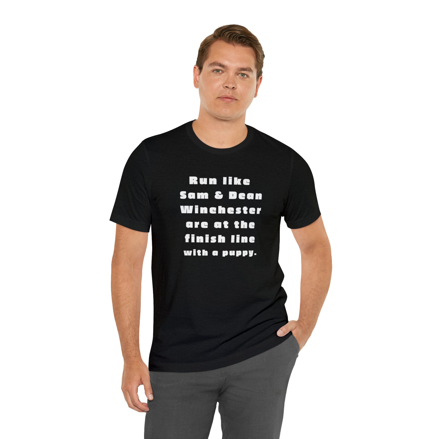 Winchester fans work out shirt Gym top sam and dean Tshirt Gift for her Gift for him Funny gift for her gift for him yoga Women's Tee