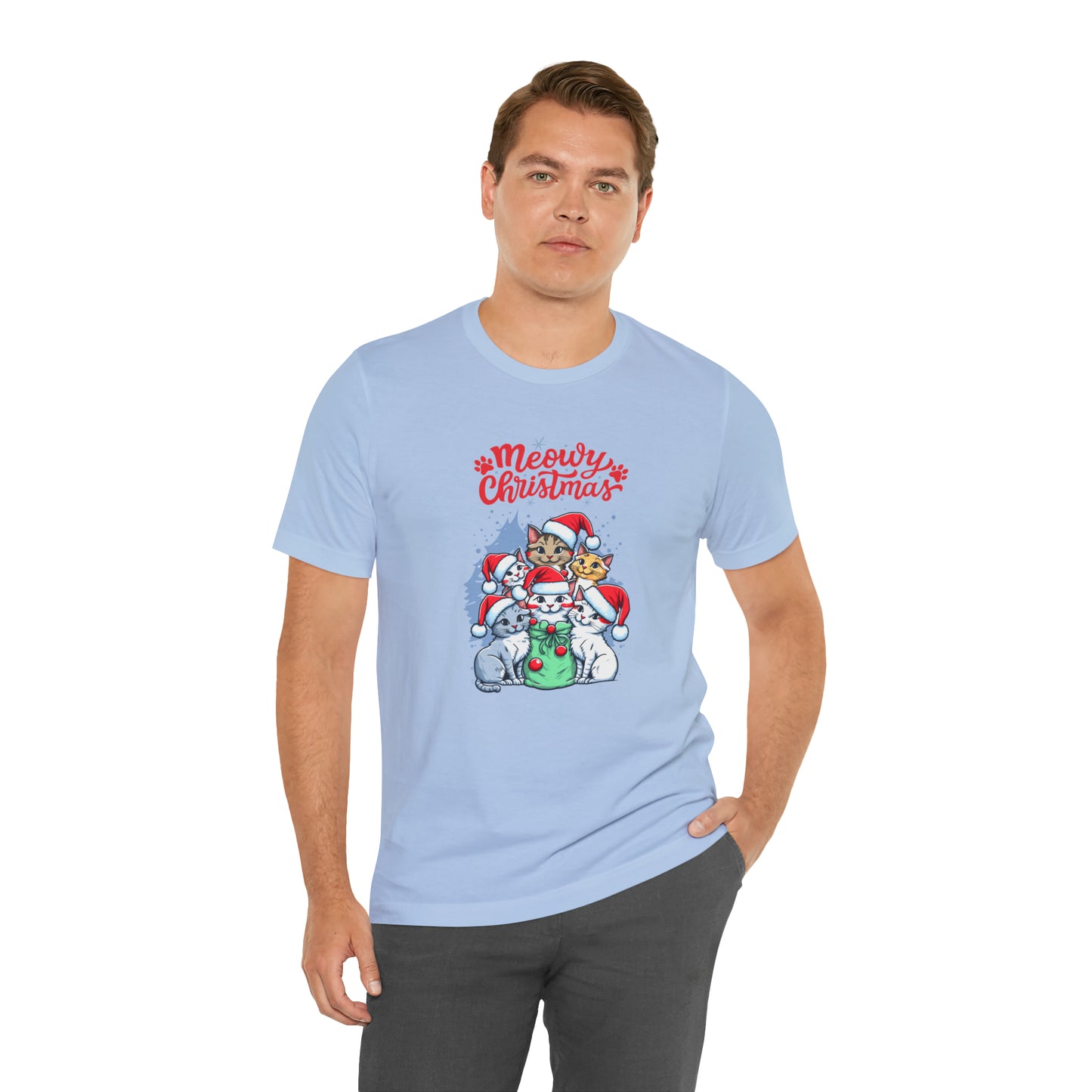 Cute Cat Christmas shirt funny dog Christmas tee Matching Family Christmas Shirt Family Christmas Shirt Matching Xmas Tees Custom