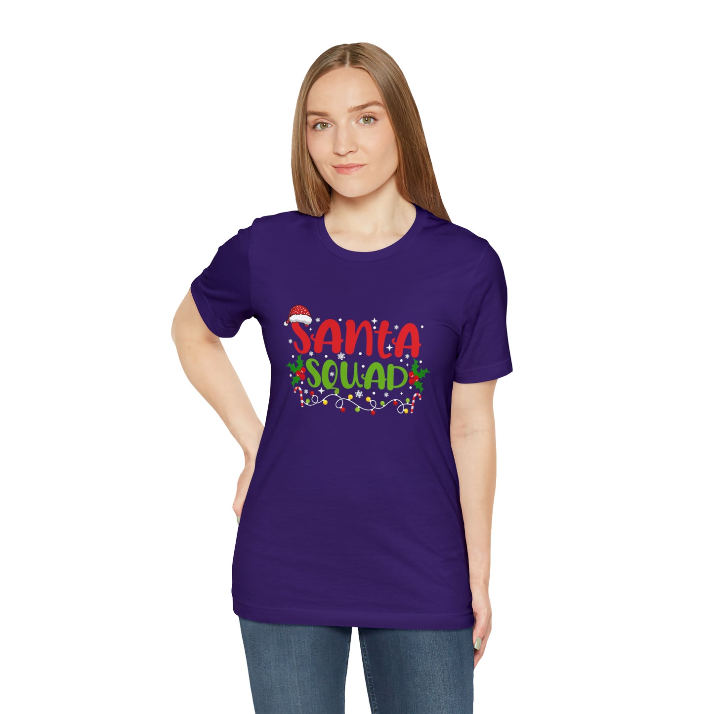 Santa's squad Matching Family Christmas Shirts Santa claus Hat family tshirts Family Christmas Shirt Xmas Tee Custom Christmas Tshirt photos
