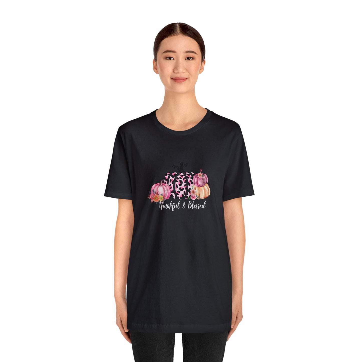 Thankful pumpkin shirt thankful grateful blessed shirt give thanks Tshirt Thankful Shirt Women's Thanksgiving Shirt Fall Clothing Thankful