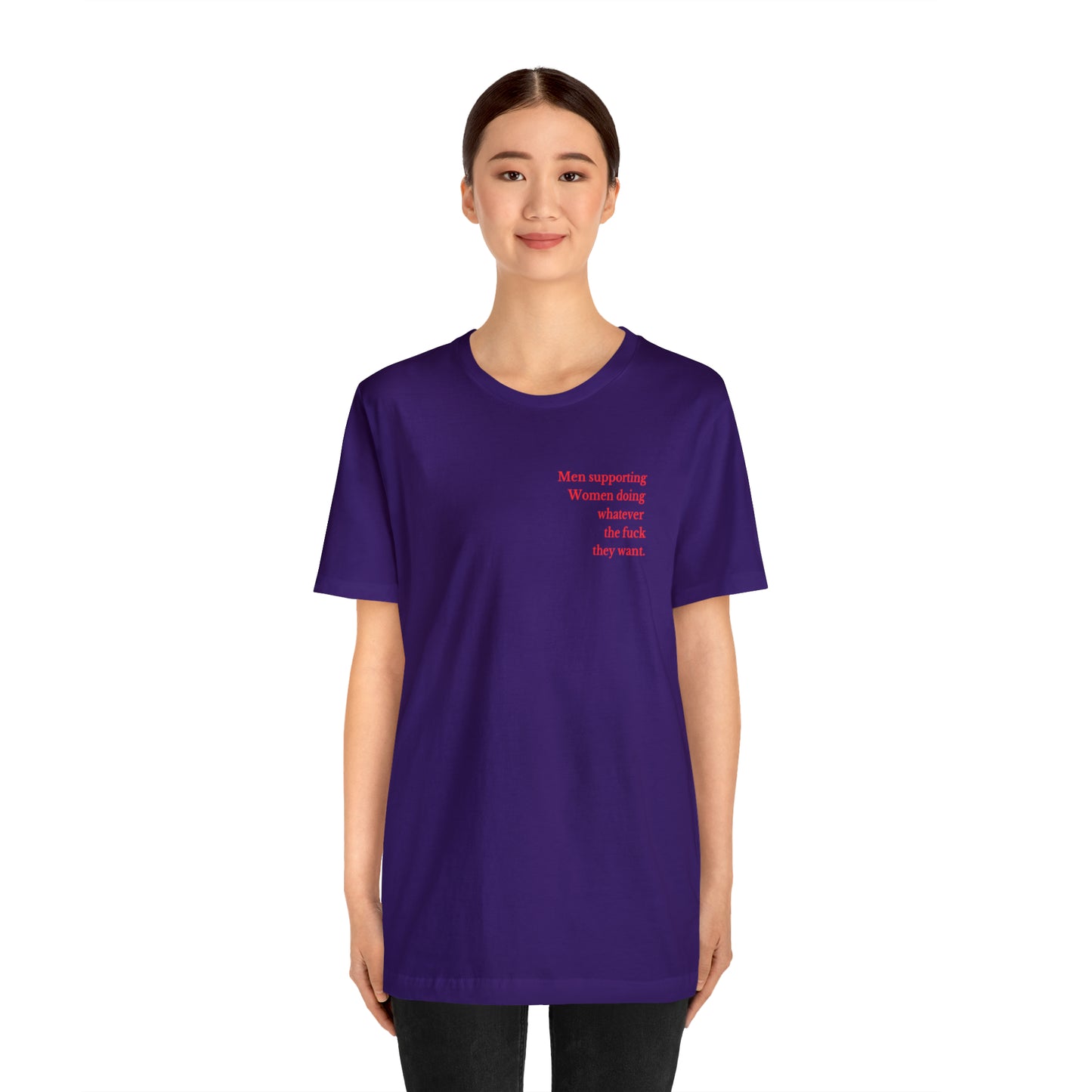Men supporting women shirt gift for him Christmas gift Party