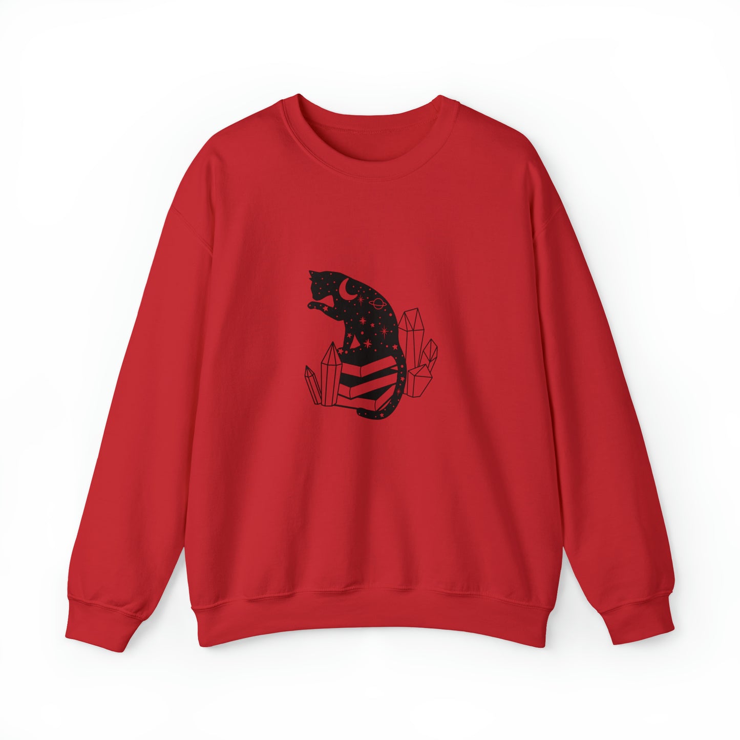 Cat lover Sweatshirt book lover sweater Crystal lover Shirt Halloween Cat Sweatshirt Gift for Cat Lover Gift for Cat Mom Gift moon