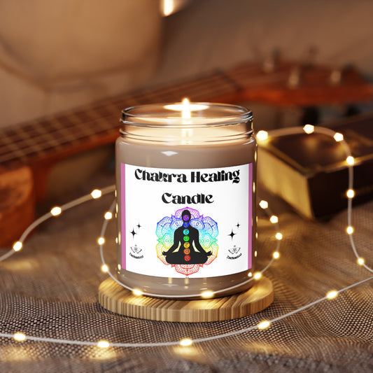 Chakra Healing candle, meditation candle,Bridesmaids gift best friend gift,Vanilla scented hand-poured