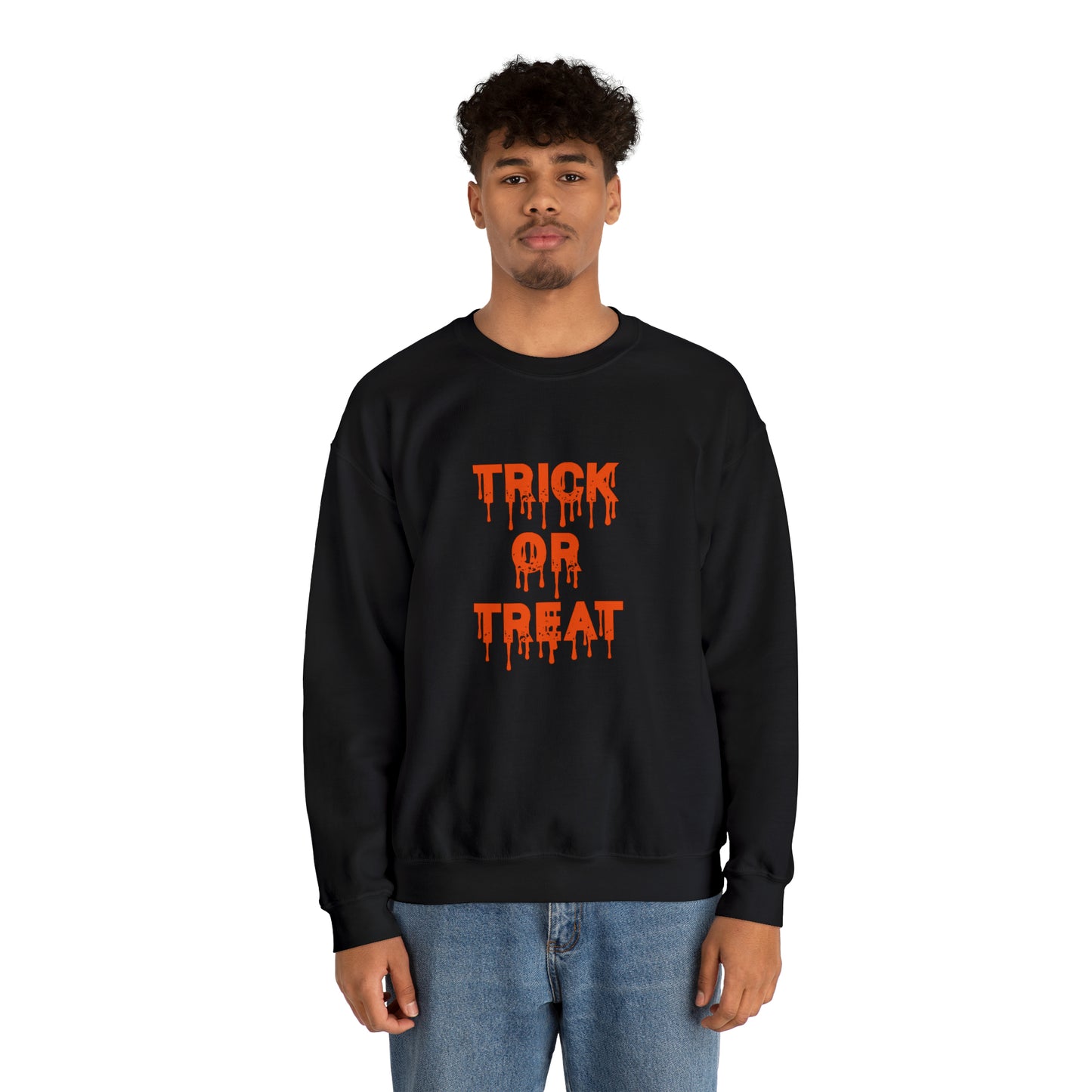 Trick or Treat Funny Halloween Sweatshirt Funny Halloween Horror Shirt, Halloween Funny Tee unisex gift gift for her for him