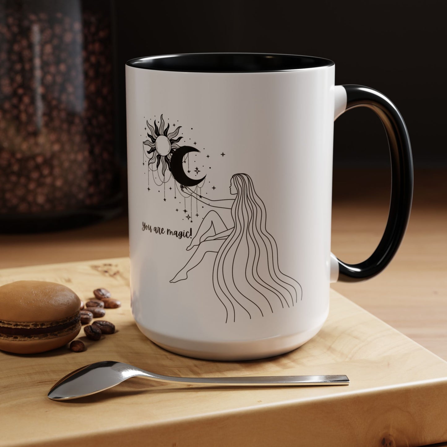 You are Magic mug coffee mug Spiritual gift moon mug witchy mug Goddess gift supervisor mug office bestie gift Boss Christmas gift for her
