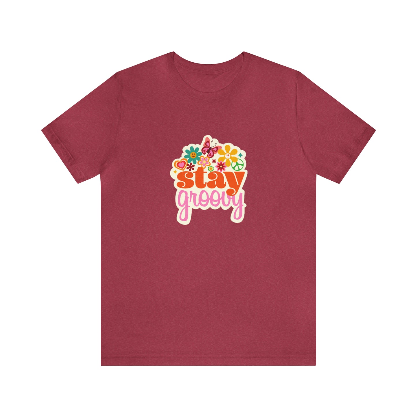 Stay Groovy t-shirt, Hippie shirt, good vibes shirt, summer fun style gift,travel shirt,best friend trip vacation trip