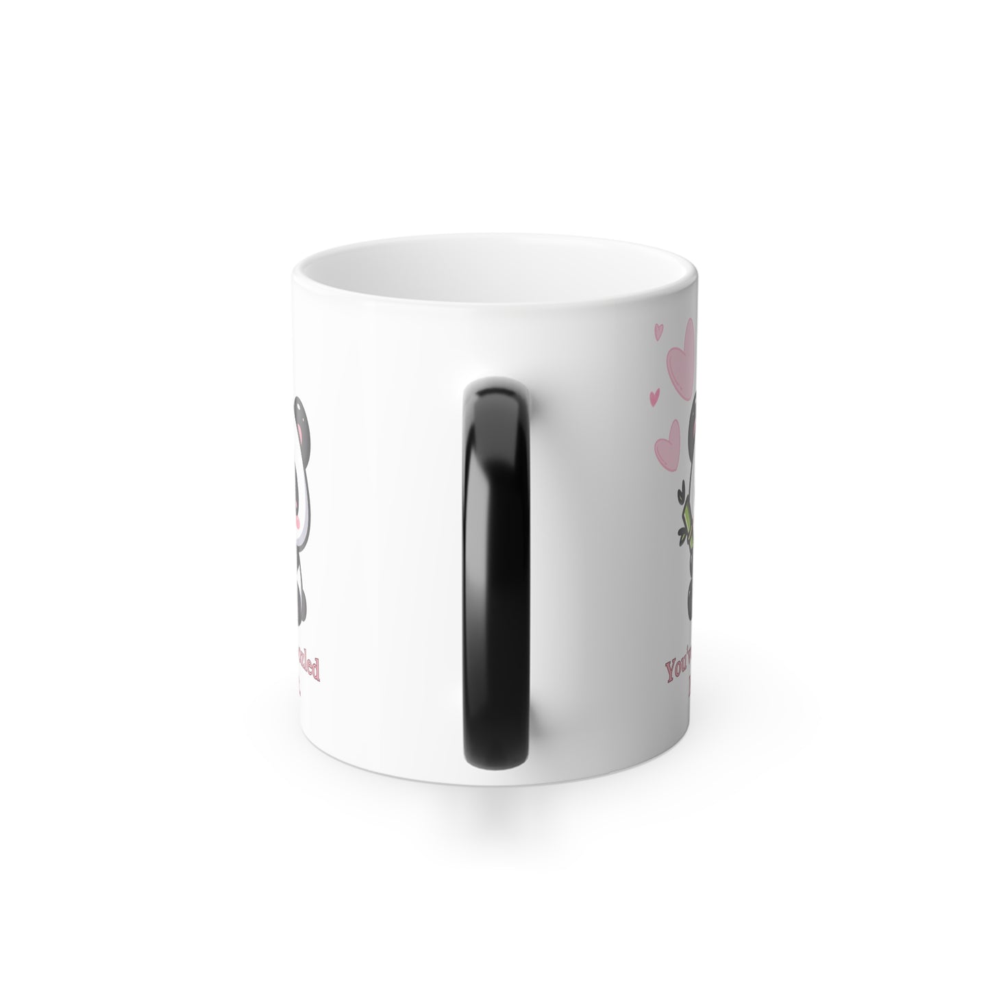 You've Bamboozled my heart mug Vday funny panda love mug bamboo pun gift proposal gift bestie gift for her gift for him Color Morphing Mug
