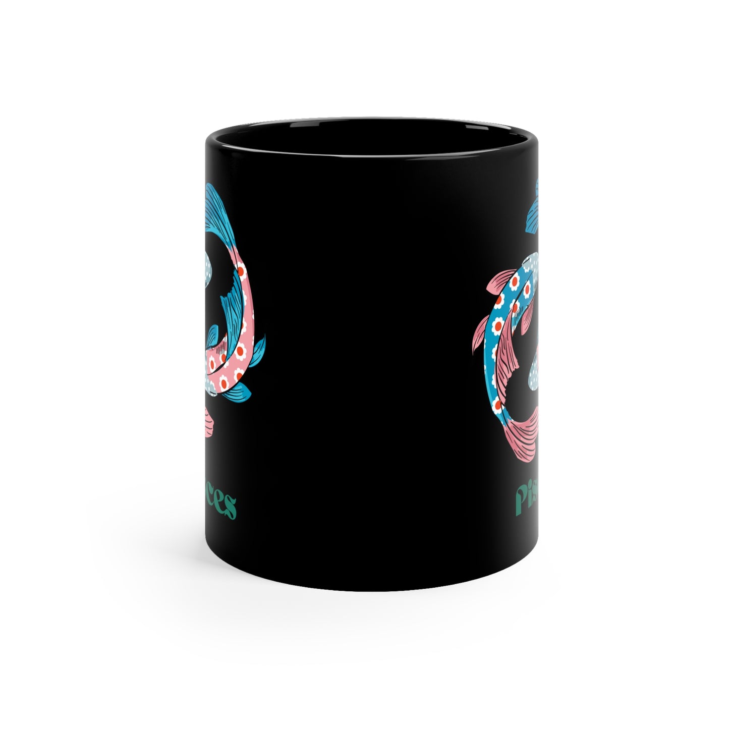 Pisces zodiac sign mug 11oz Mug Christmas Gift for her gift for him Funny Gifts Ideas Birthday Gifts for her gift for him Mug Black Mug