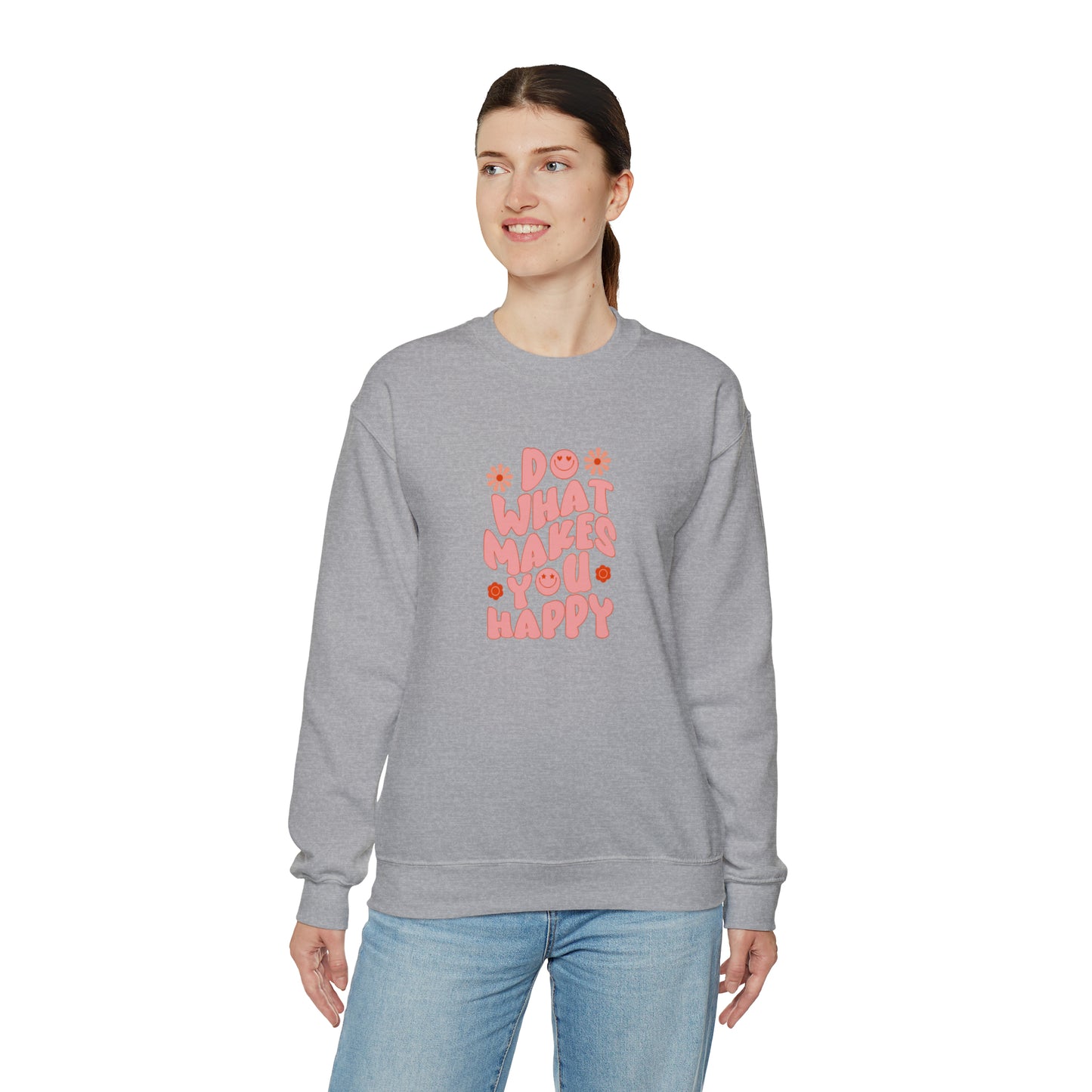 Do what makes you happy Sweatshirt, Teach love inspire sweater, Teacher mode shirt, Christmas Sweater, Christmas Crewneck, Holiday gift