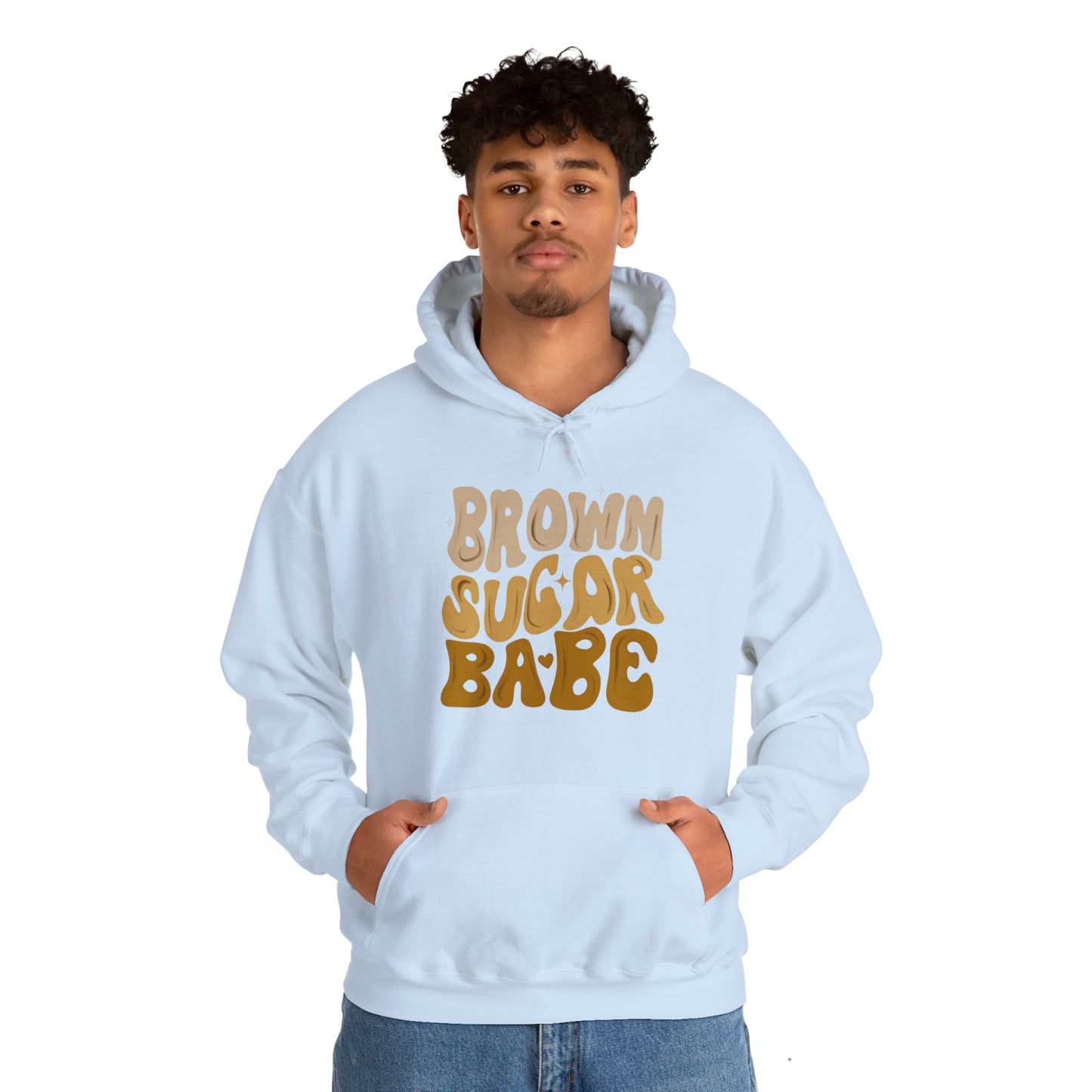 Brown sugar babe hoodie, gift for her, best friend gift, birthday vacation, Unisex Heavy Blend Hooded Sweatshirt