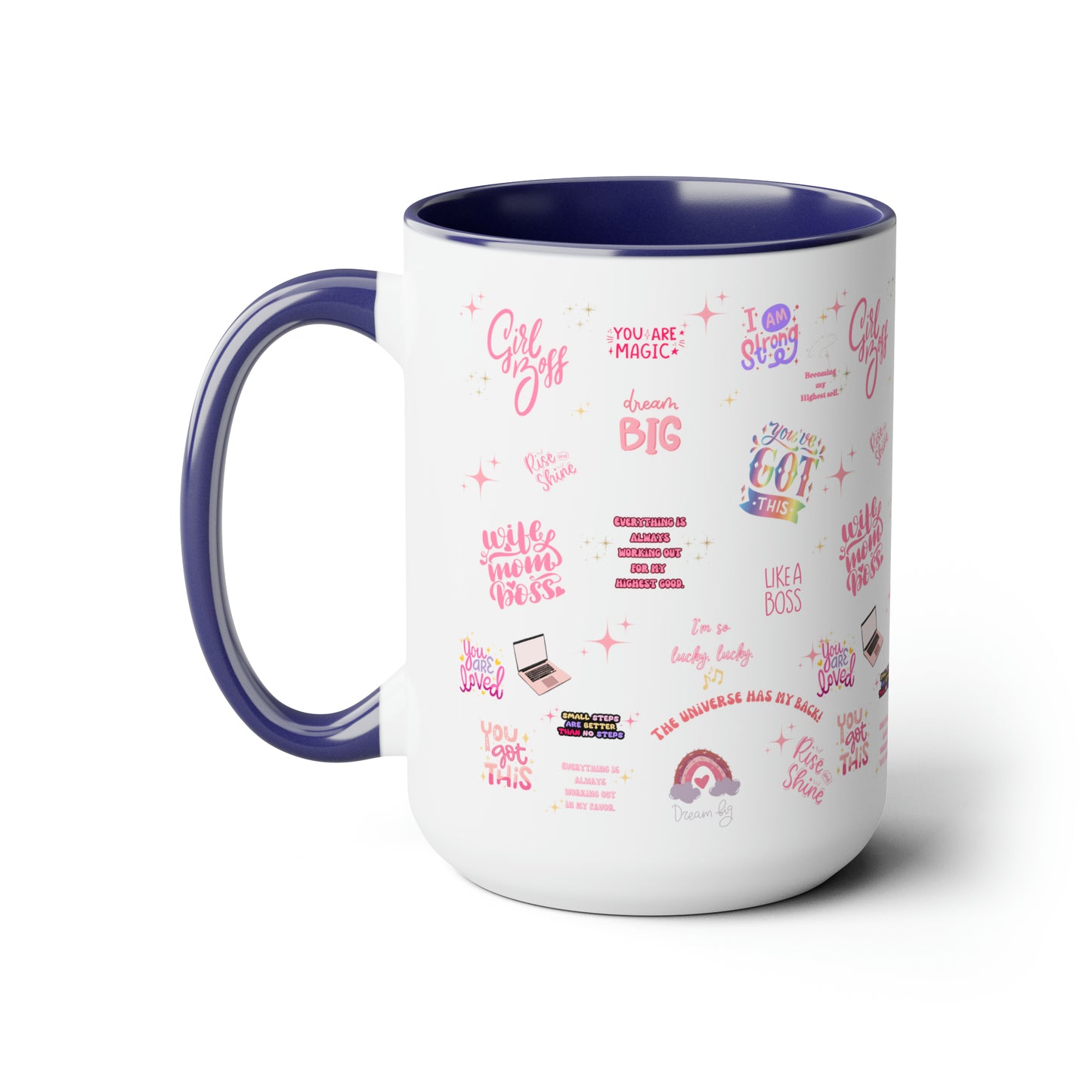 Positive affirmations Coffee Mug girlboss mug birthday gift wife mom boss mug gift for her gift for wife Coffee Mugs tea Christmas gift 15oz
