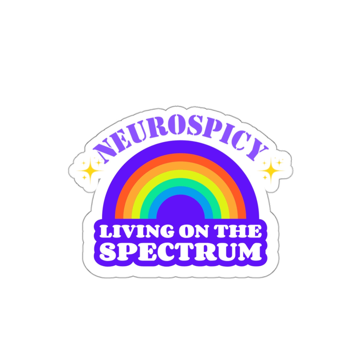 Neurospicy sticker autism sticker Neurodivergent sticker bestie gift for her bestfriend gift Kiss-CutSticker my last fuck sticker