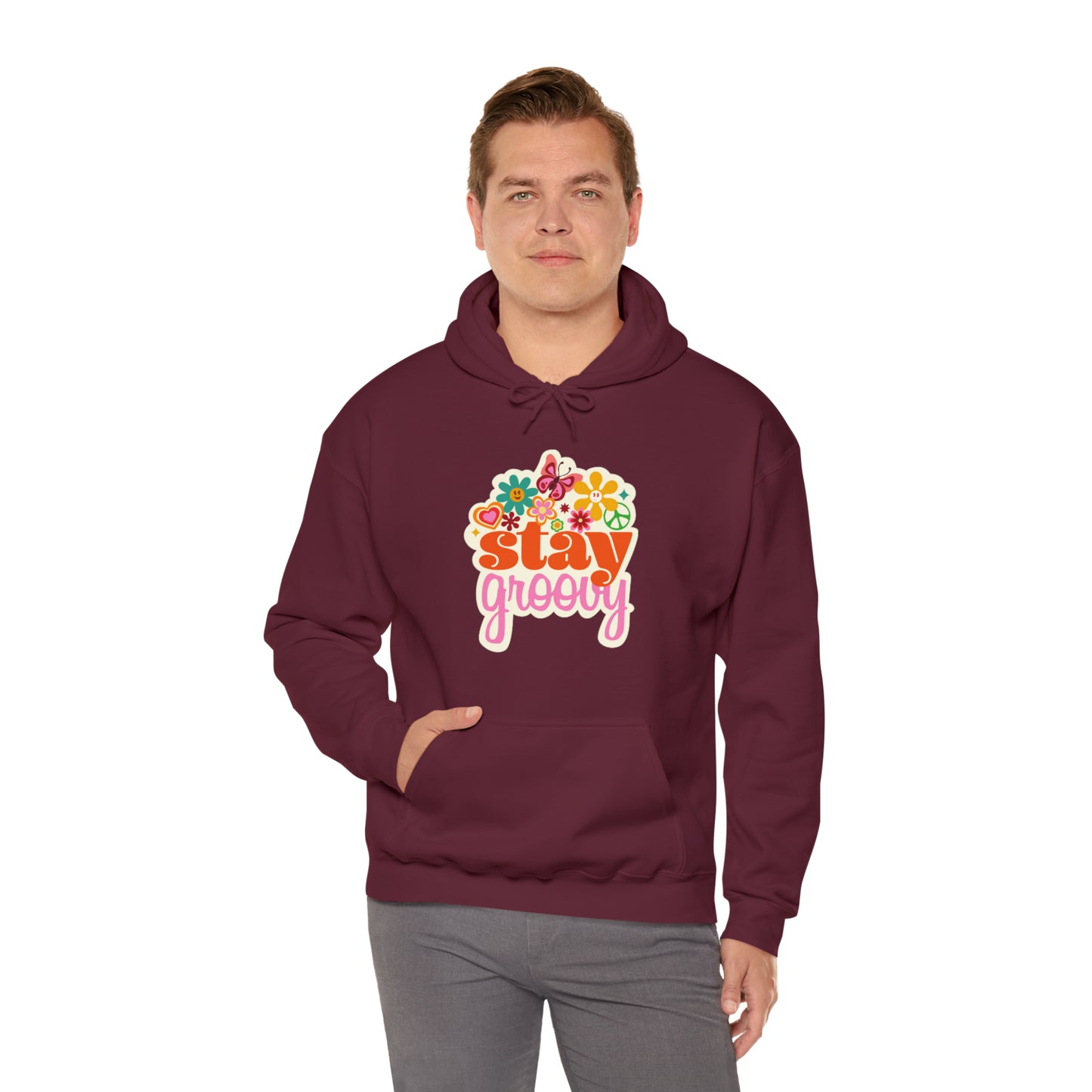 Stay Groovy Hoodie, Hippie Hoodie, good vibes hoodie, Fun Summer shirt, Birthday gift for her, Galantine gift for her,best friend gift, vac