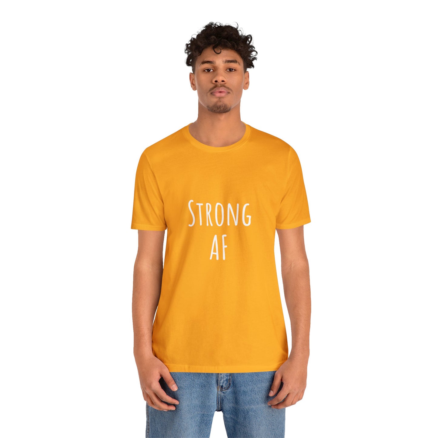 Strong AF shirt Motivational shirt Unisex Tee choose happy Retro Shirt Retro Feeling Good T-Shirt best friend vacation shirt beach