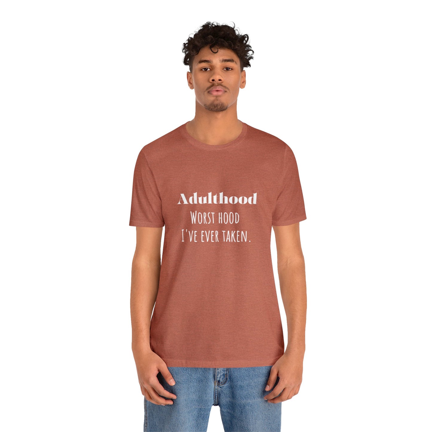 Adulthood shirt funny adulting shirt funny gift for her gift for him  shirt Unisex Tee Retro  T-Shirt best friend vacation shirt beach