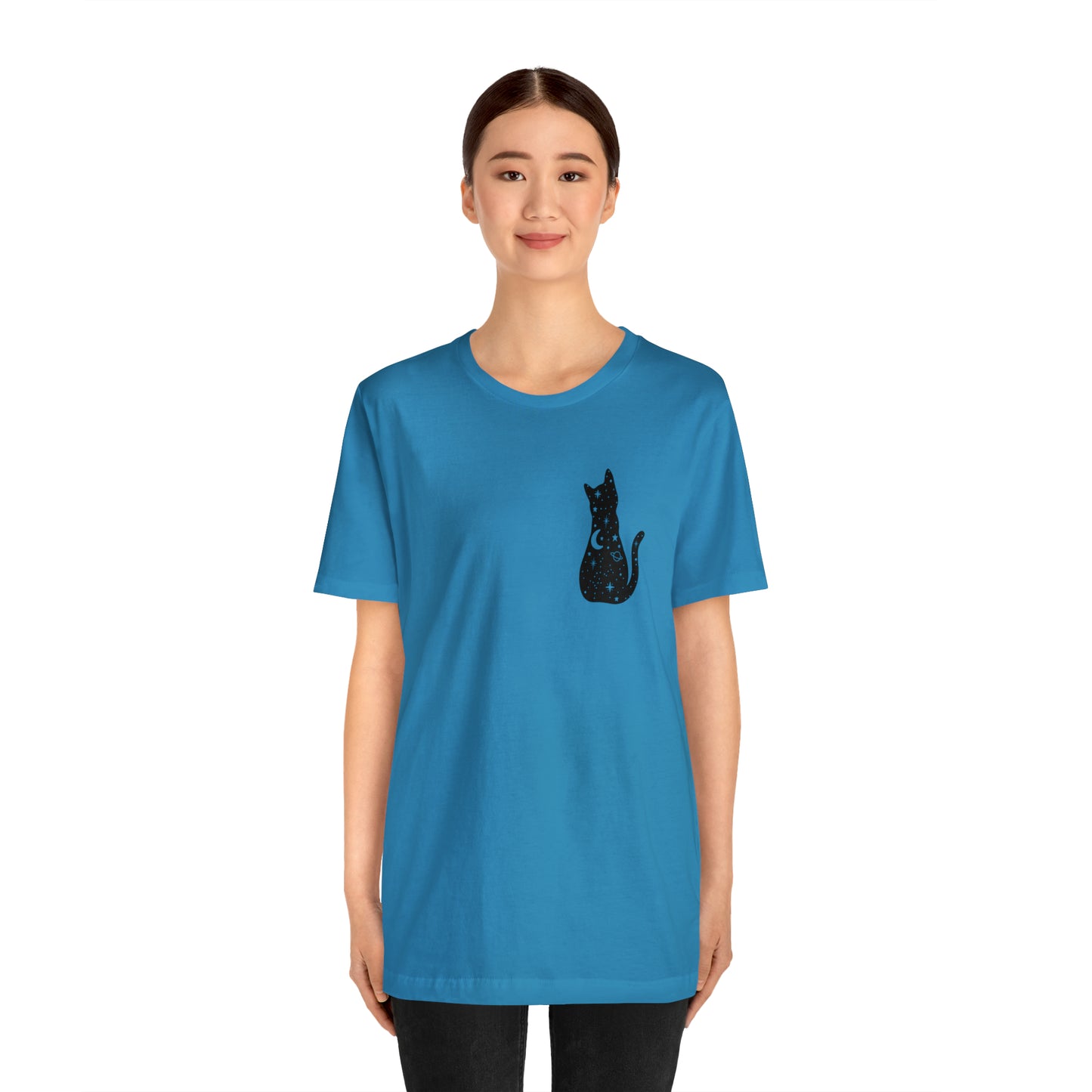 Cat Halloween shirt Witches Halloween T shirt Halloween Sweater Christmas Gift for Cat Lover Gift, Black Cat Gift for Cat Mom Gift moon